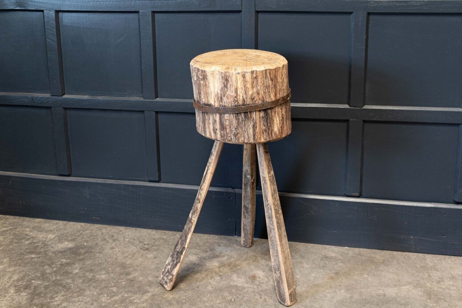Primitive Chopping Block End Tables photo Furniture