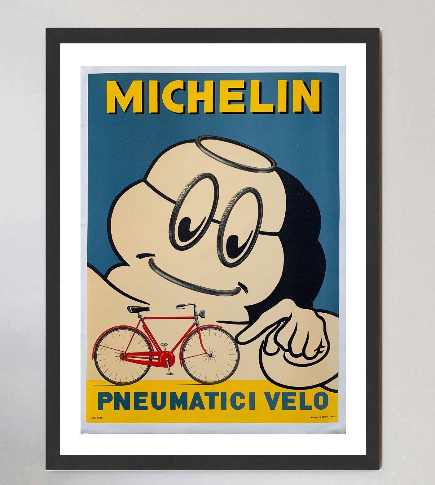Michelin Pneumatici Velo Original Vintage Poster photo furniture