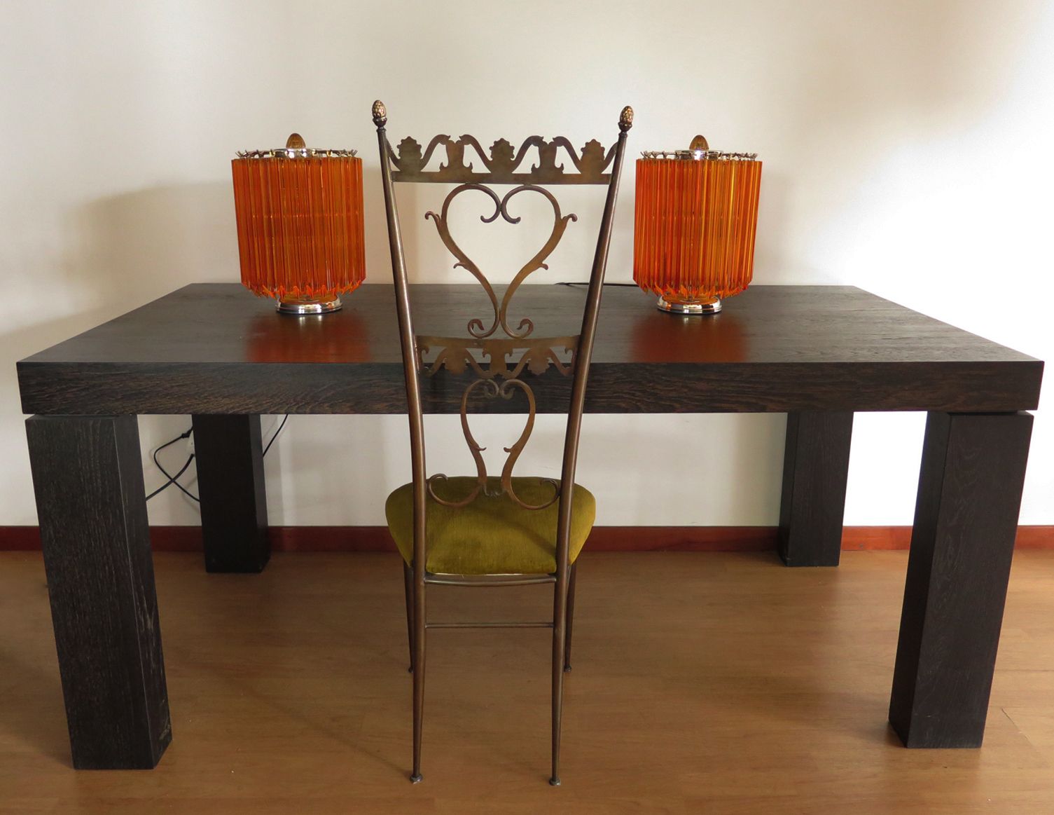 Amber Quadriedri Table Lamp Venini Style photo vinterior
