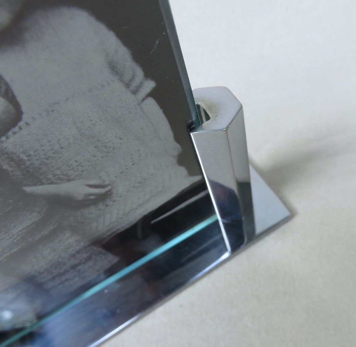 photo furniture Vintage Art Deco French Chrome Picture Frames