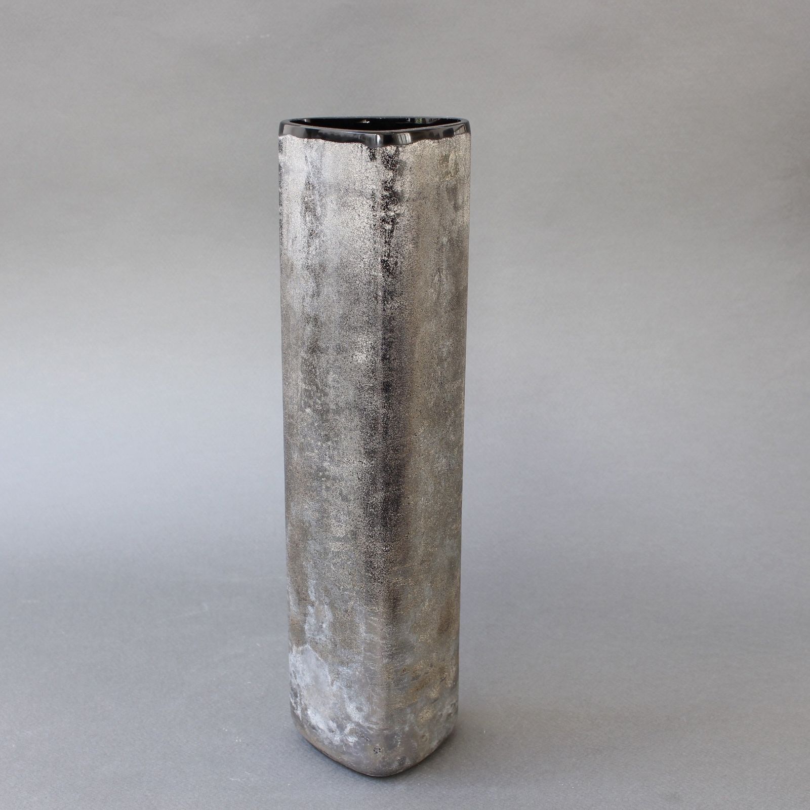 Italian Vintage Murano Glass 'Scavo' Vase By Alfredo Barbini II (Circa 1970s) photo Home Decor
