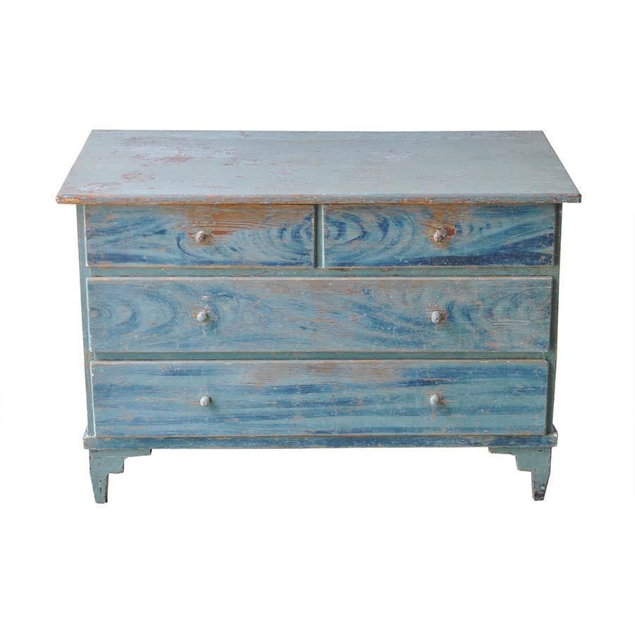 Swedish Original Paint Commode From Smaland