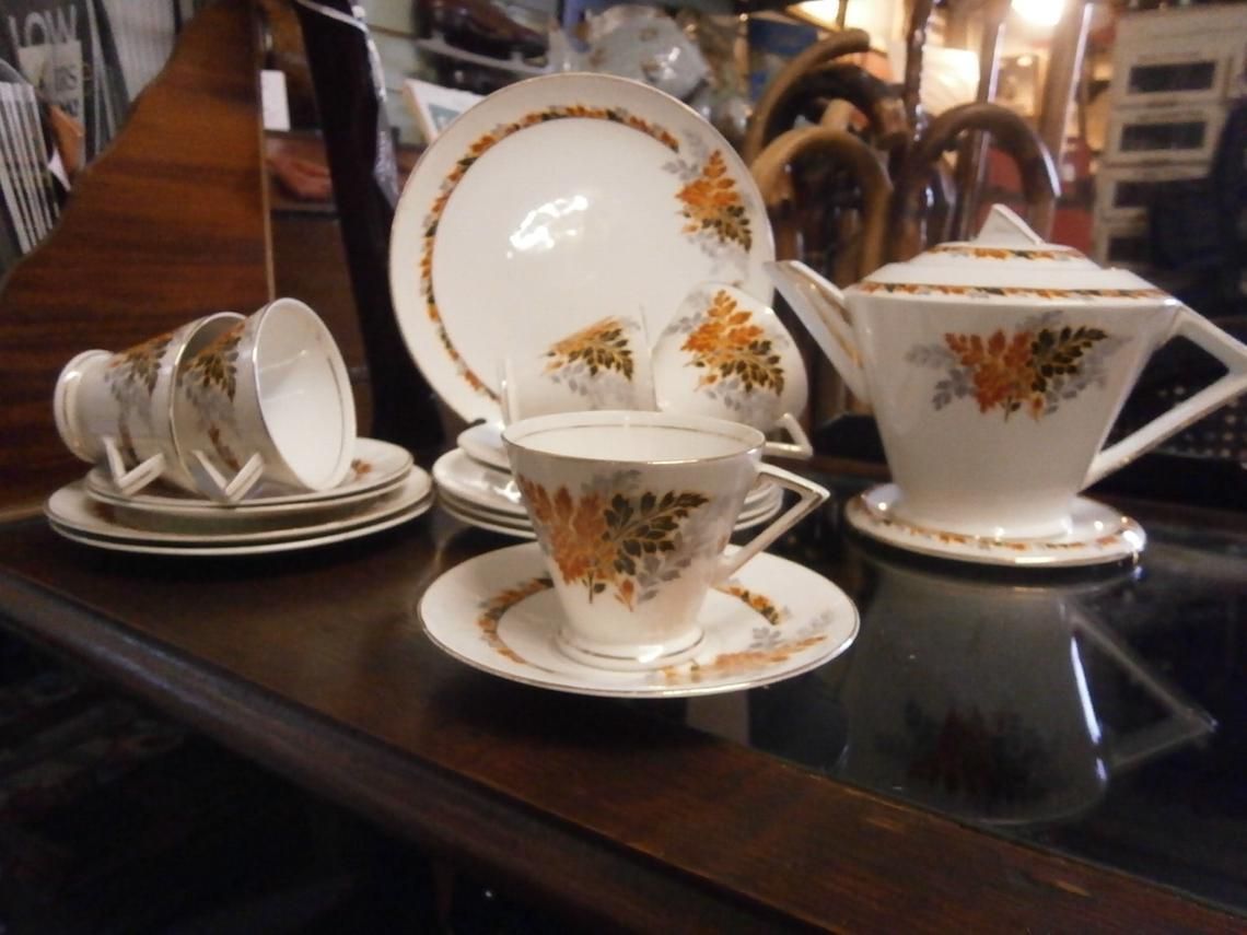 Art Deco Pallisy Tea Set C1930s   Vintage.