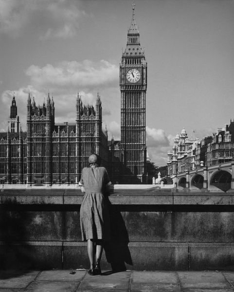 ' Big Ben From The South Bank ' By Nat Norman Resin