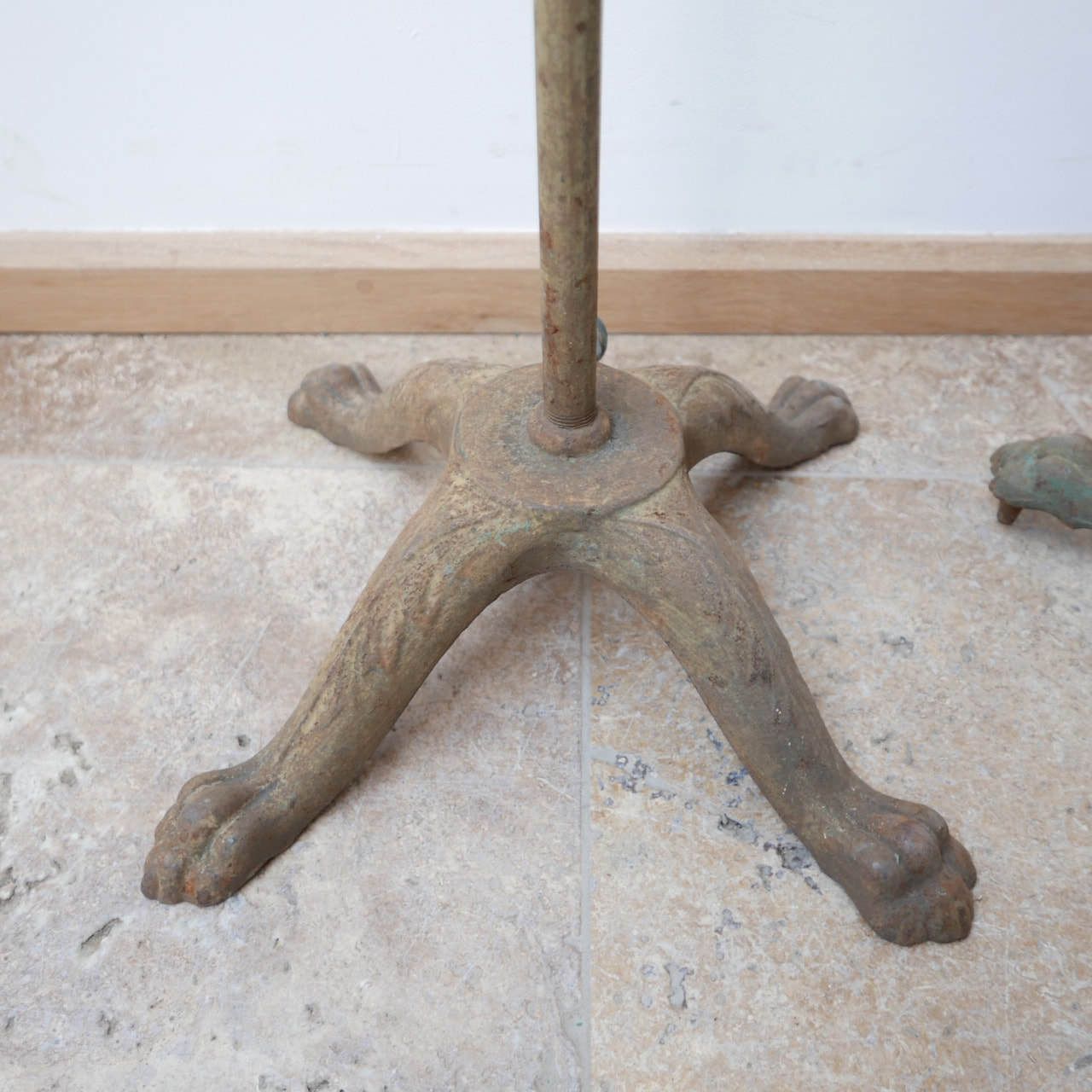 Antique Dutch Uplighter Glass Shade Floor Lamps (2) photo buy