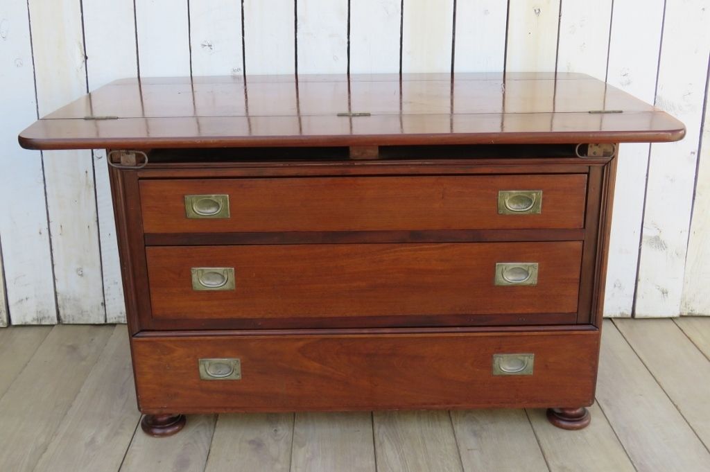 Antique French Drapers Chest Of Drawers photo vintage