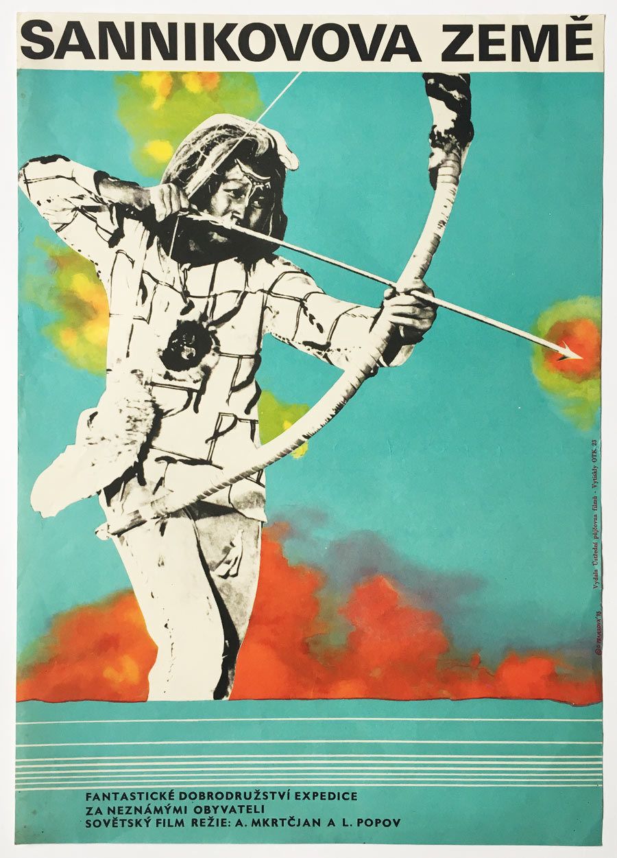 Movie Poster, The Sannikov Land, Olga Franzová, 1973
