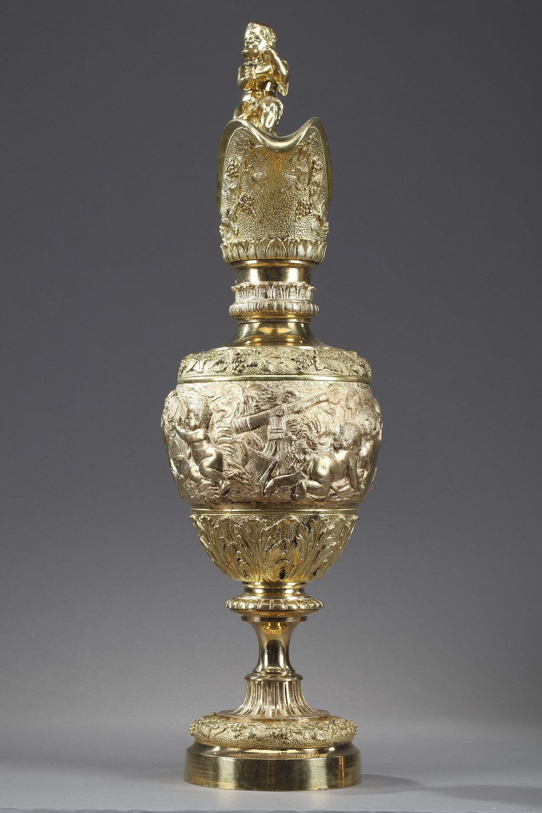 Pair Of Napoleon III Gilt Bronze Ewers photo vinterior