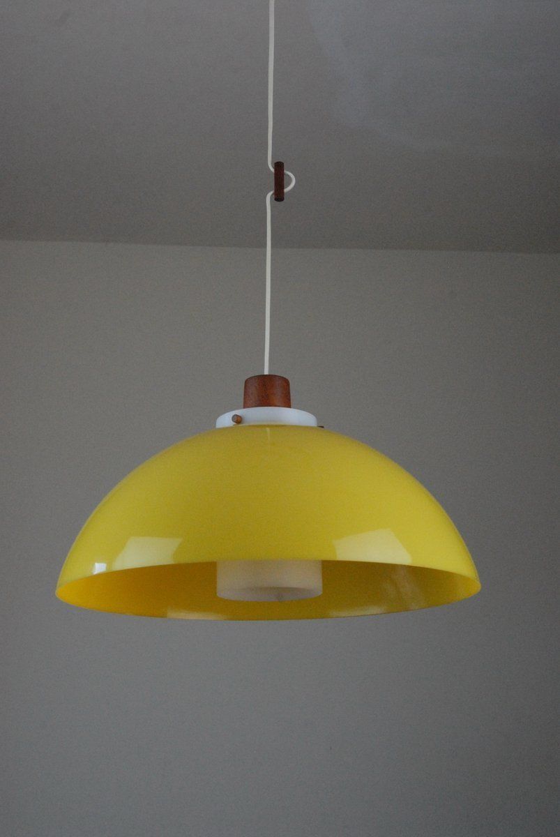 Pendant Lamp By Uno & östen Kristiansson For Luxus, Vittsjö, Sweden, 1960s photo furniture