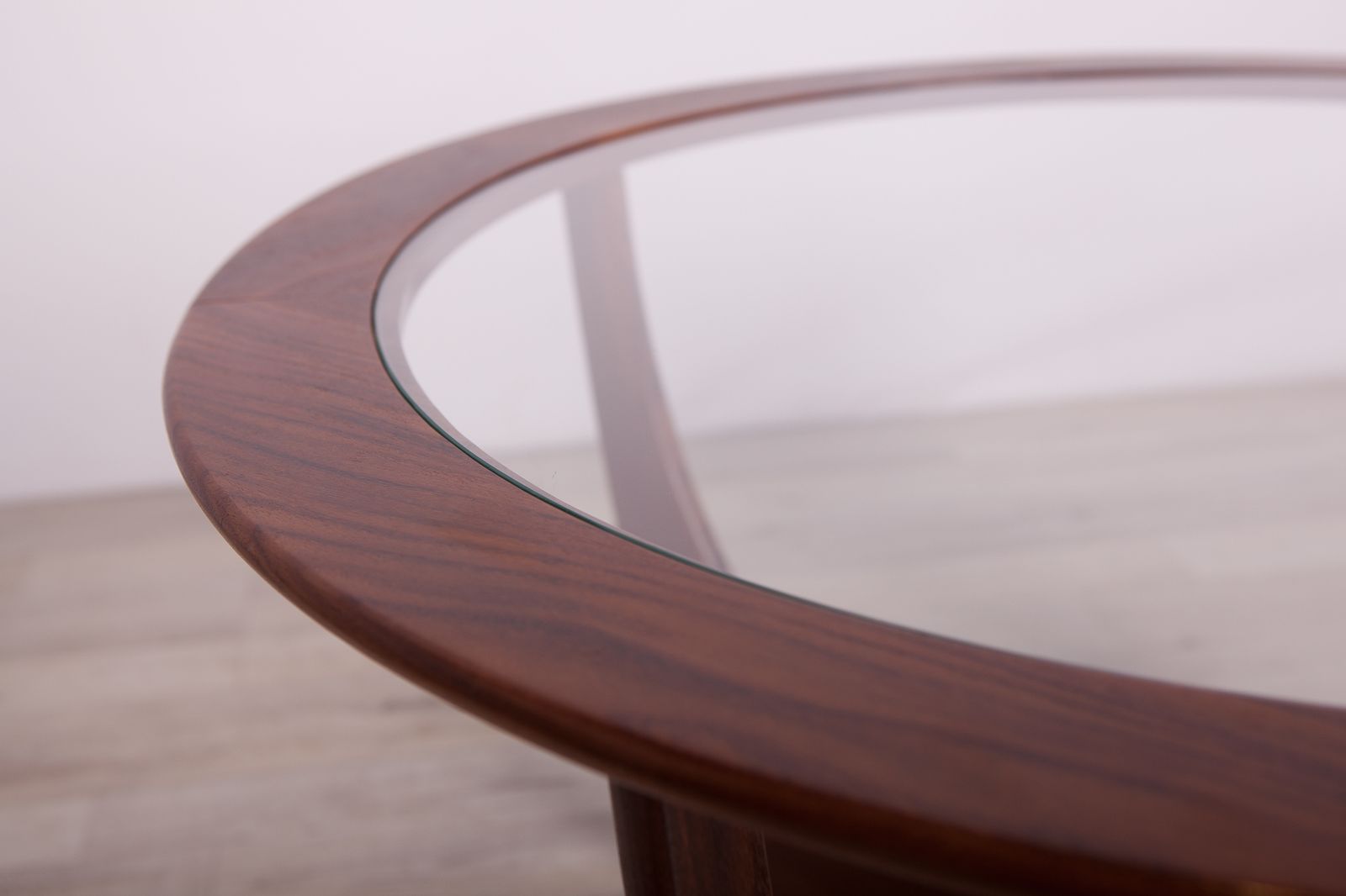 Round Teak Astro Coffee Table By Victor Wilkins For G Plan, 1950s photo vintage