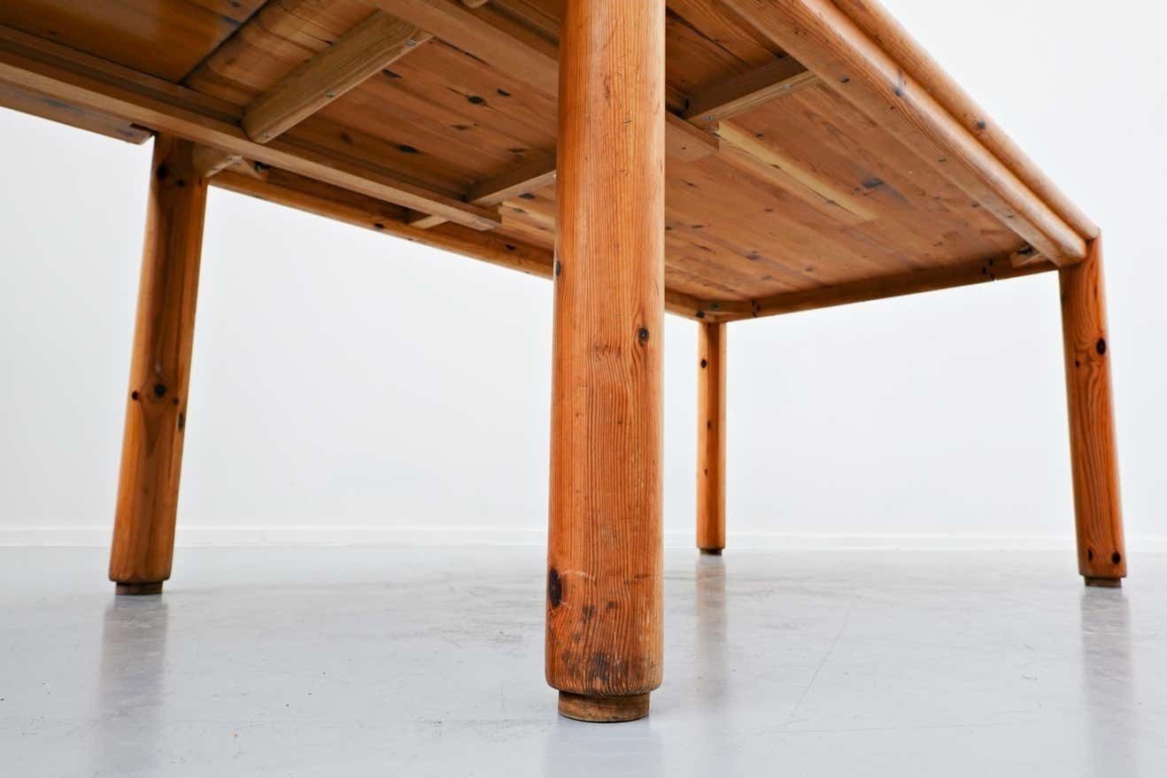 Extendable Pitchpin Dining Table, 1970s photo vinterior