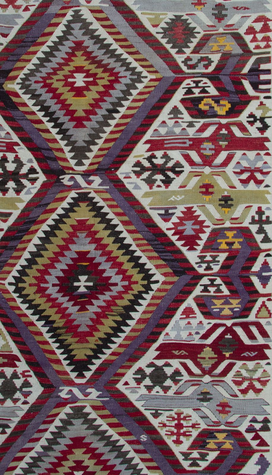Antique Rugs Anatolian Carpets Uk, Geometric Kilim Rug 156 X 312 Cm photo for sale