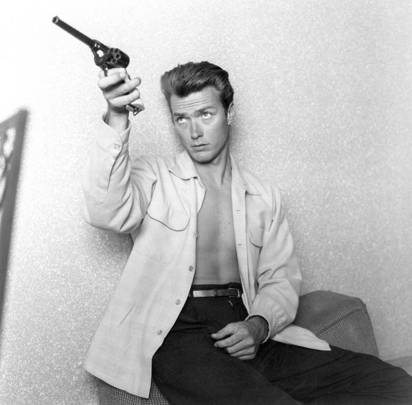 ' Clint Eastwood At Home ' By Earl Leaf Oversized Pigment Fine Art Baryta