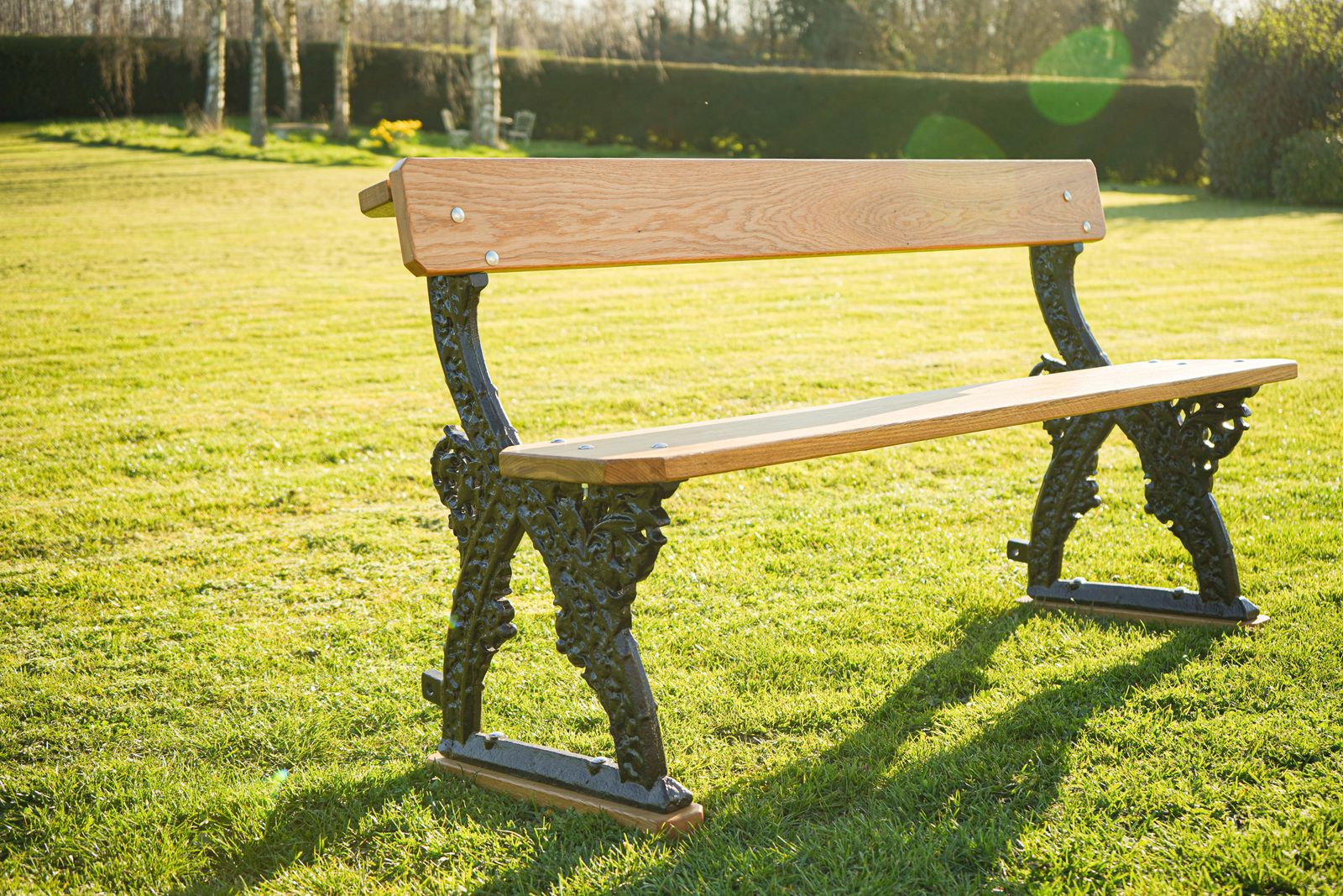 Early Gothic Revival Cast Iron Garden Bench Designed By A.W.N. Pugin photo 2340.0