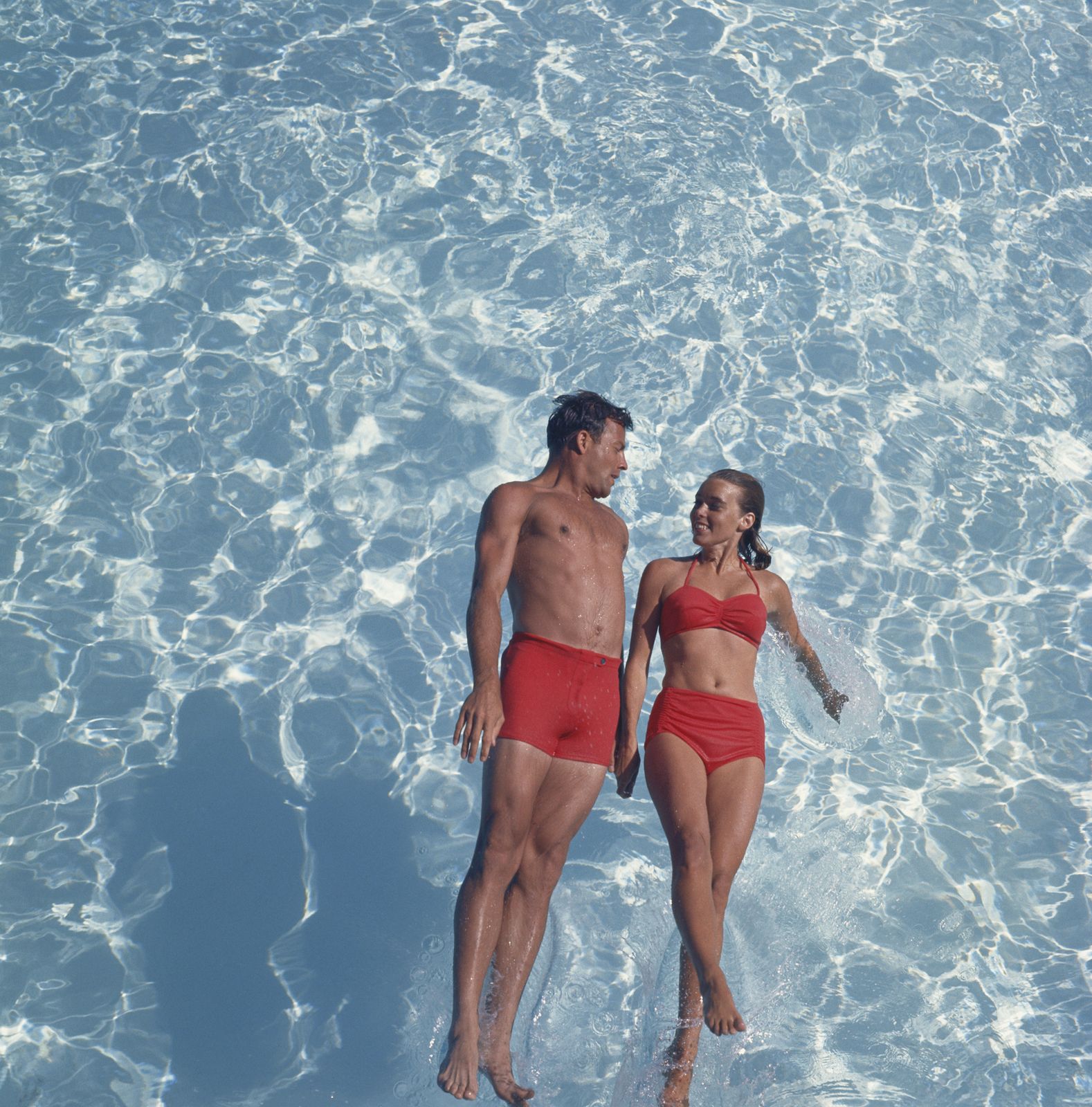 ' Swimming Pool Pair ' By Tom Kelly Oversized C Type