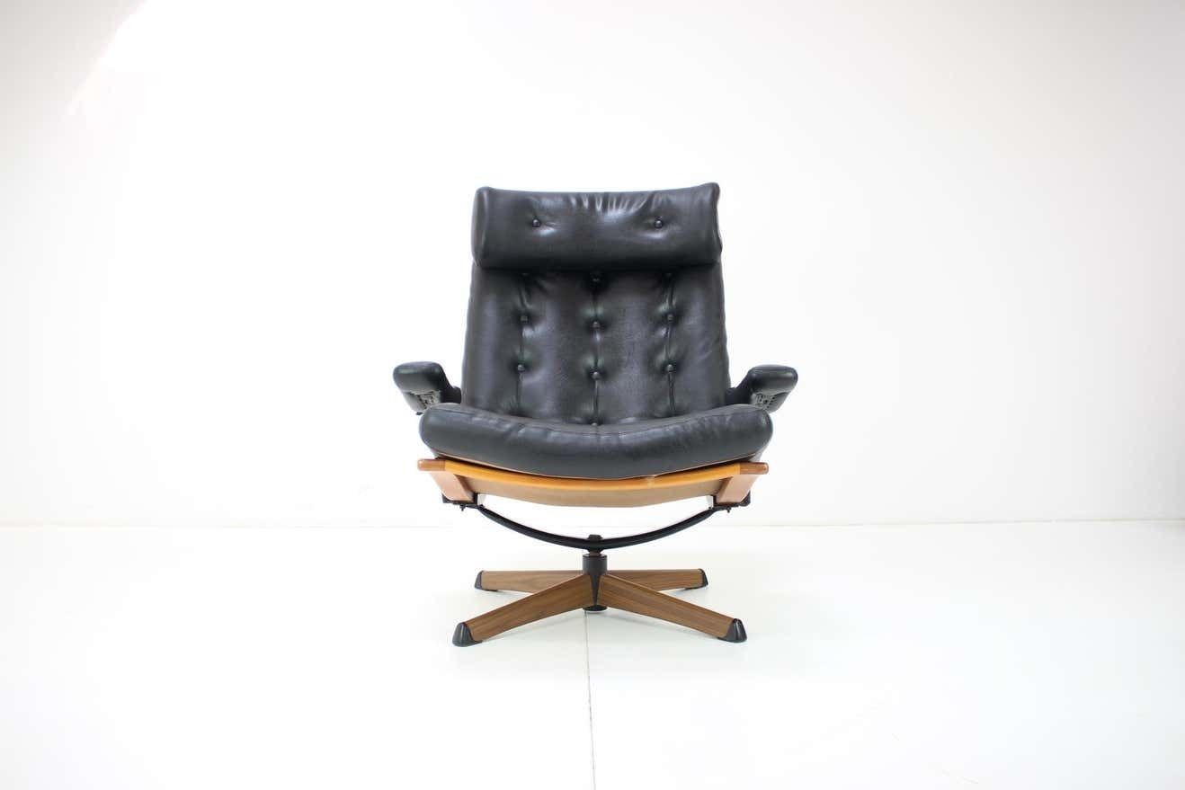 Mid Century Swivel Chair By Gote Mobler, 1960s photo furniture