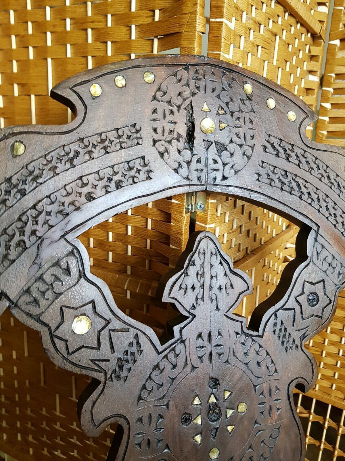 photo for sale A Very Rare Antique Savanarola Inlaid Carved Italian Armchair 2 Available