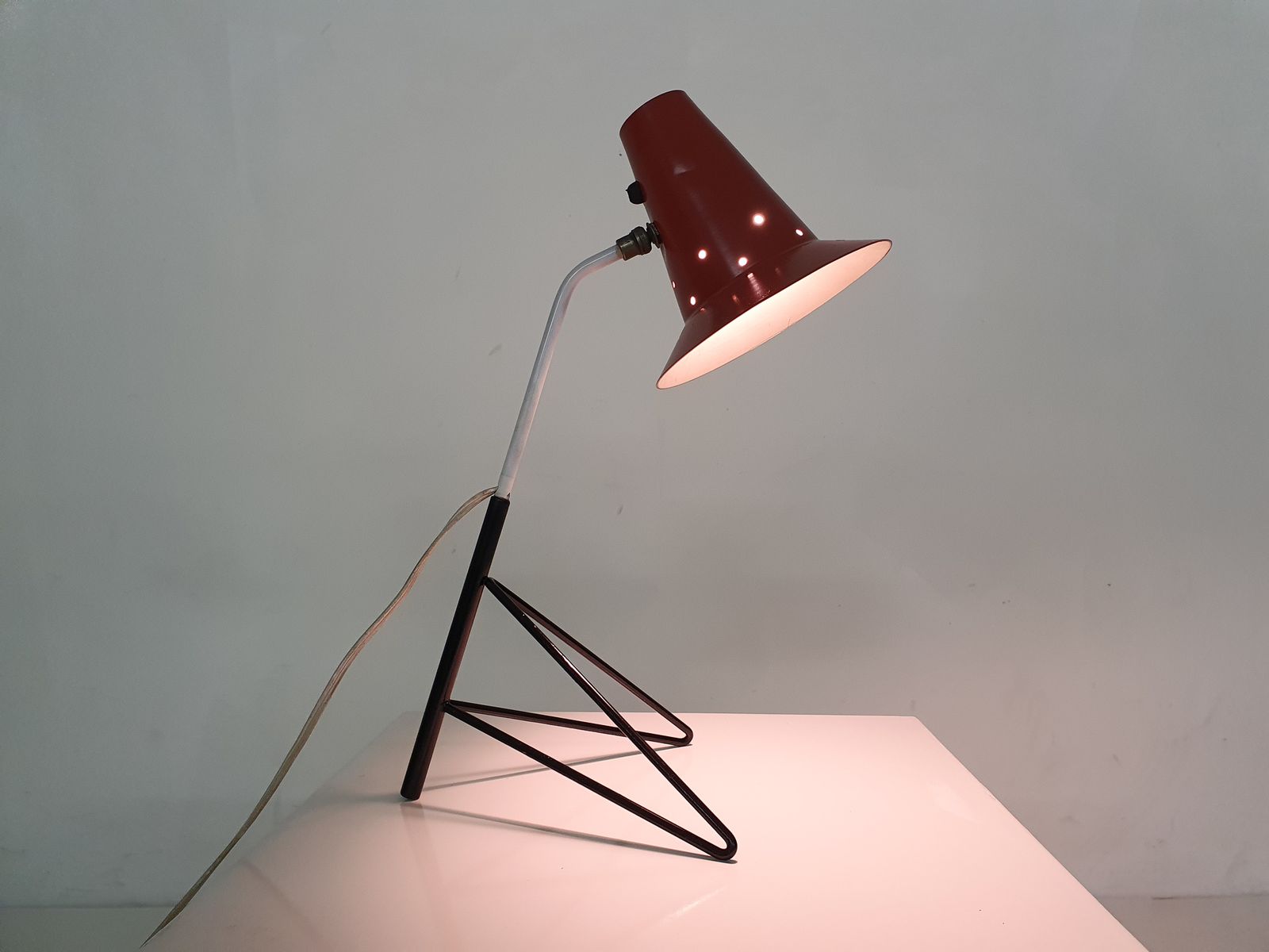Hala Zeist Bureaulamp "Sun Series", Nederland, Ca. Jaren 1950 photo Verlichting