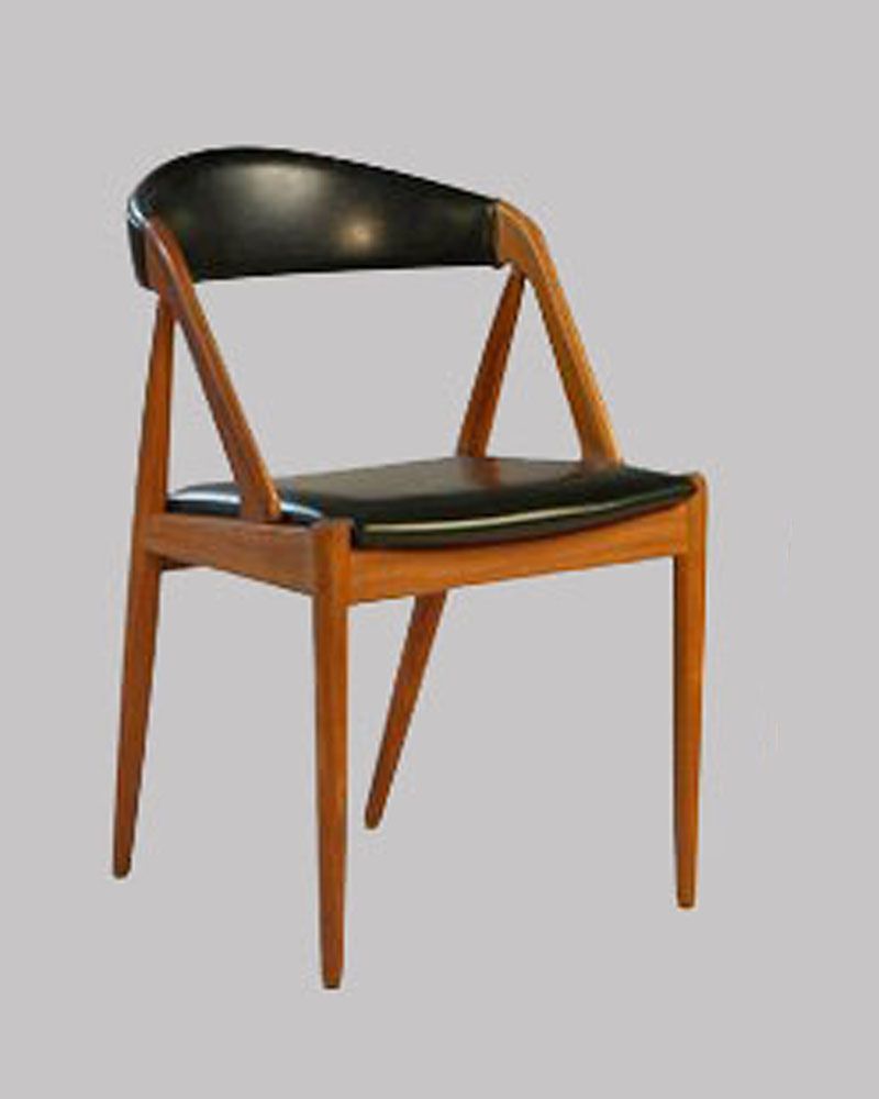 Kai Kristiansen Set Of Eight Restored And Refinished Dining Chairs In Teak Choice Of Upholstery photo furniture