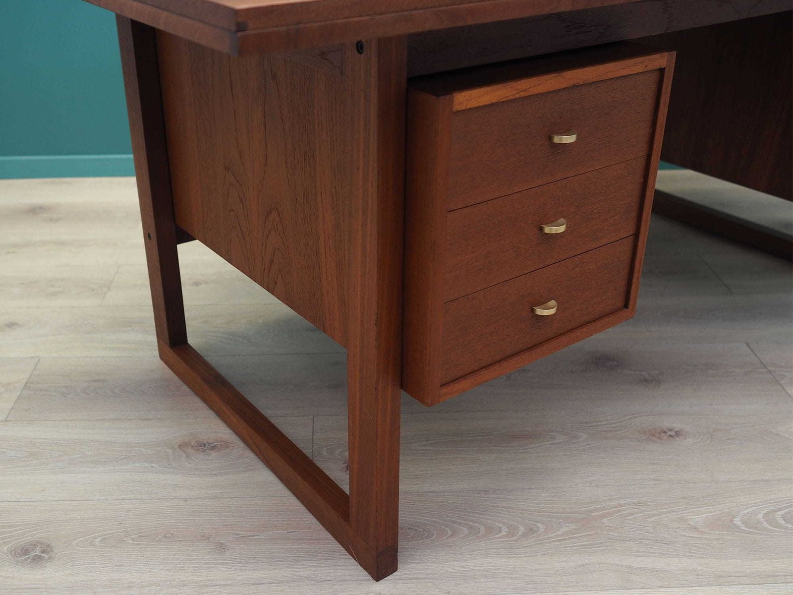 photo buy Teak Desk, Danish Design, 1970s, Made In Denmark