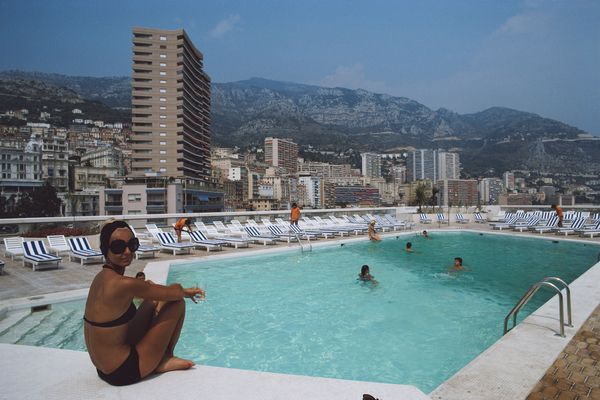' Rooftop Pool ' By Slim Aarons Oversized C Type