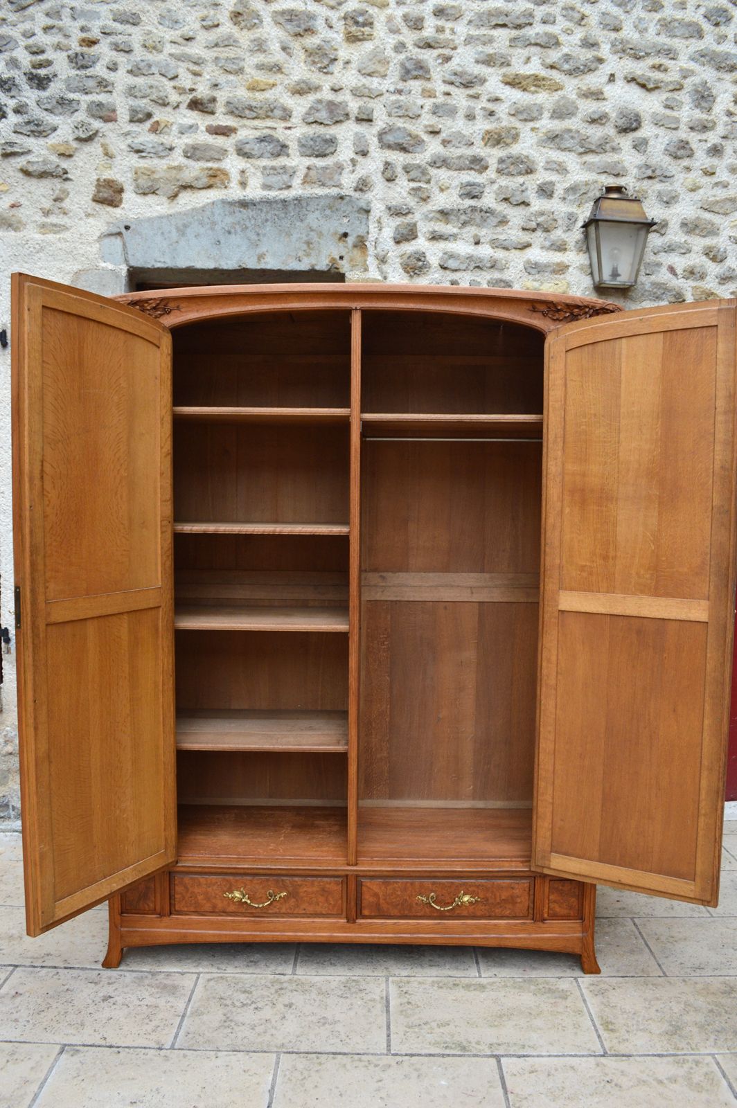 photo furniture Art Nouveau Carved Bedroom Set, Attributed To Louis Majorelle