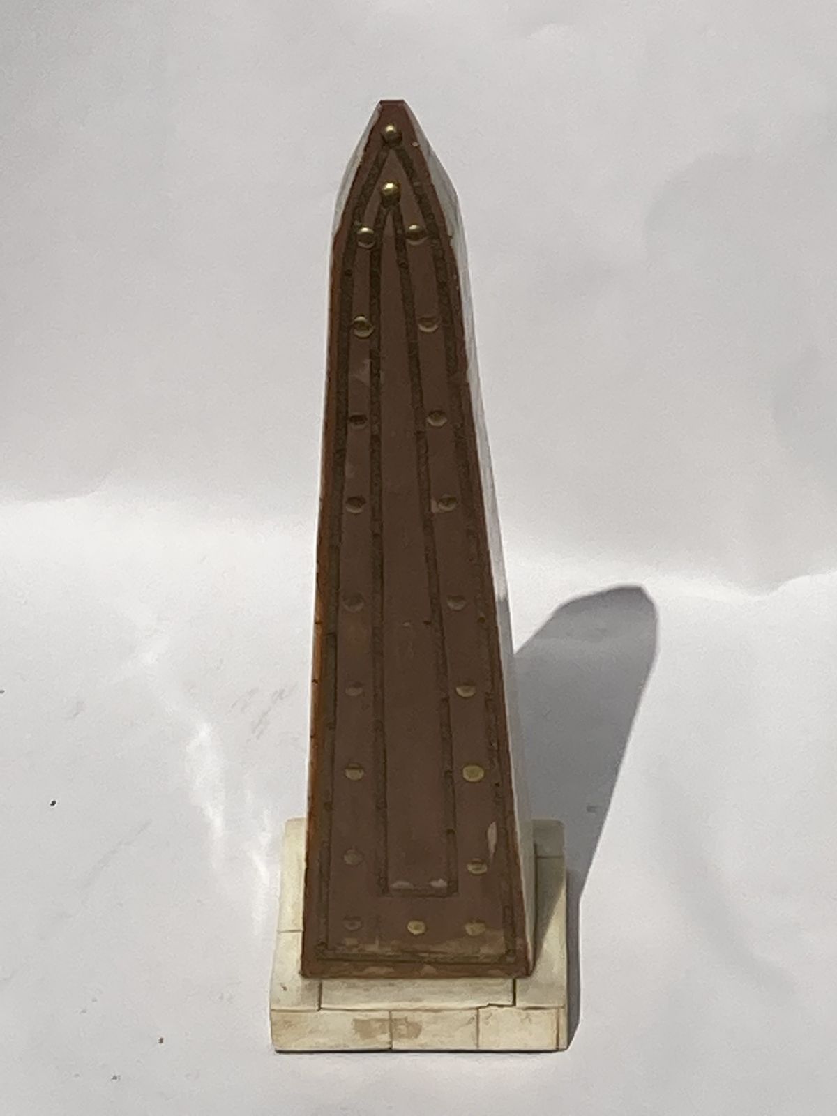 Grand Tour Bone Inlay Candle Holders, Candle Sticks And Obelisk, Ca 1895 France photo buy