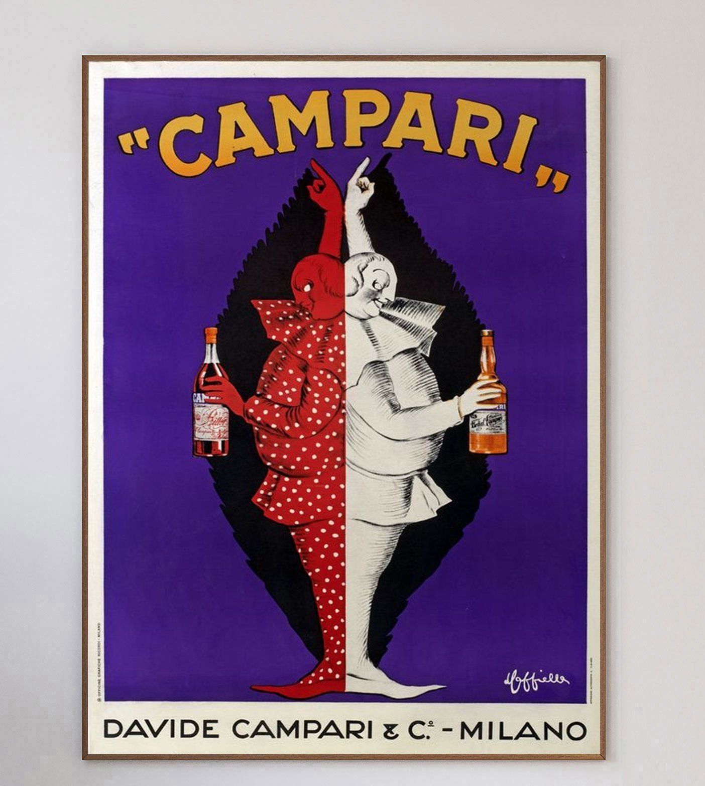 Campari Leonetto Cappiello, 1950s Original Vintage Poster photo 1912.0