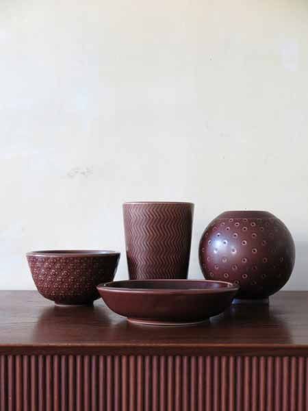 Vases Marselis By Nils Thorsson For Royal Copenhagen, 1950s, Set Of 4