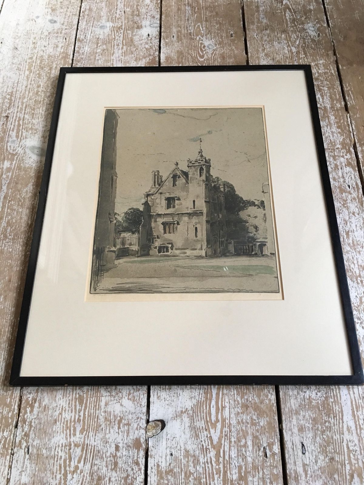 Sir William Nicholson (1872 1949) Lithograph Oxford Series For The Stafford Gallery photo furniture