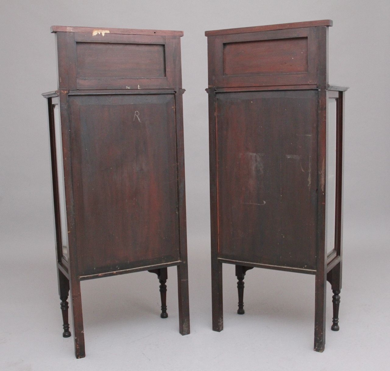 Pair Of Early 20th Century Mahogany Display Cabinets photo 1650.0