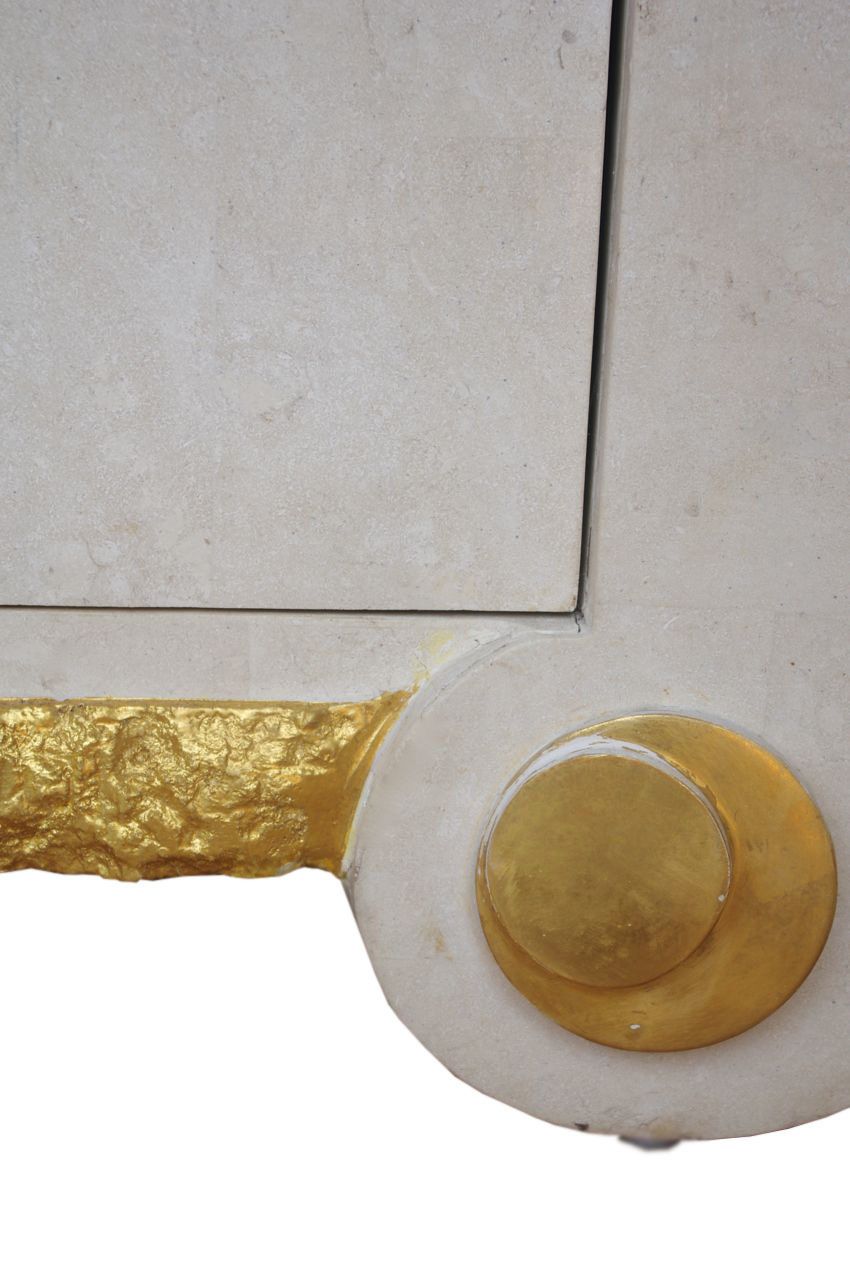 White And Gold Sideboards, In Italian Taste, Circa 1980 photo 4900.0