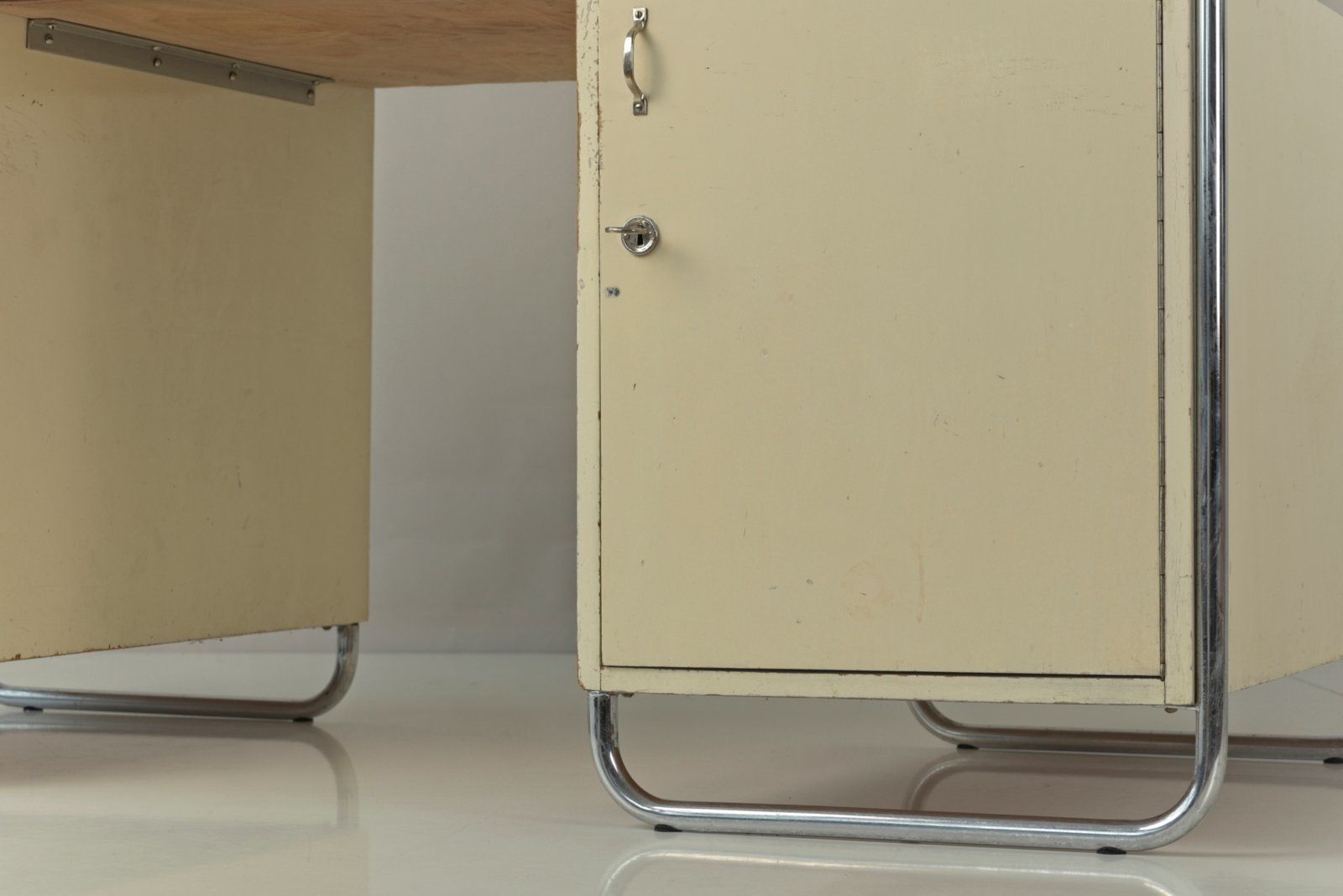 Large Tubular Steel Desk From Stacrolex, Germany, 1950s photo for sale