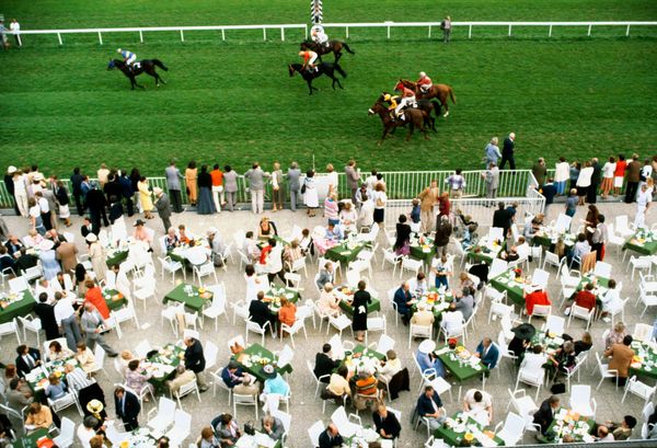 ' Racing At Baden Baden ' By Slim Aarons Oversized C Type