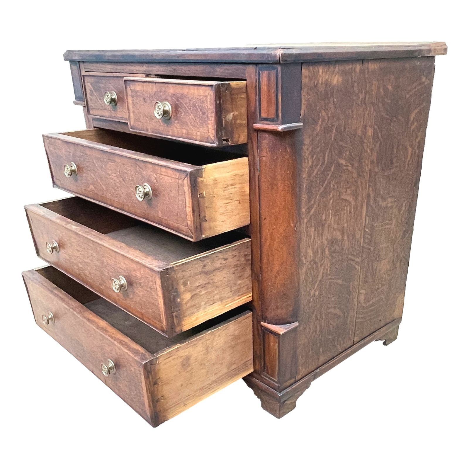 Georgian Oak Childs Chest Of Drawers  (England, Circa 1790) photo buy