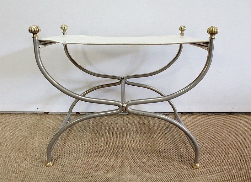 Curule Stool, Jansen Taste, 20th Century photo buy