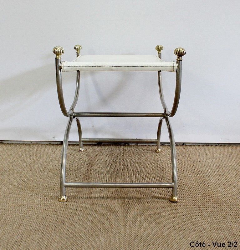 photo vinterior Curule Stool, Jansen Taste, 20th Century
