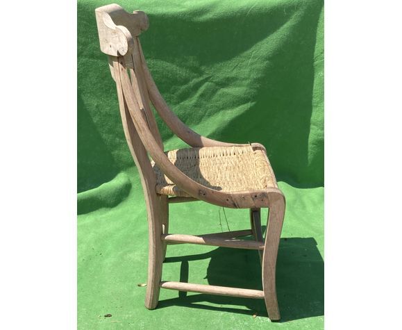 Antique French Wicker Wabi Sabi Chair photo 175.76