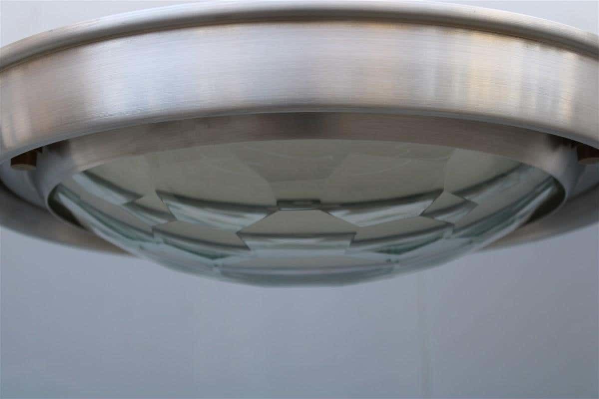 photo furniture Pia Guidetti Crippa Chandelier For Lumi Italian Design White Silver Diamond Lens