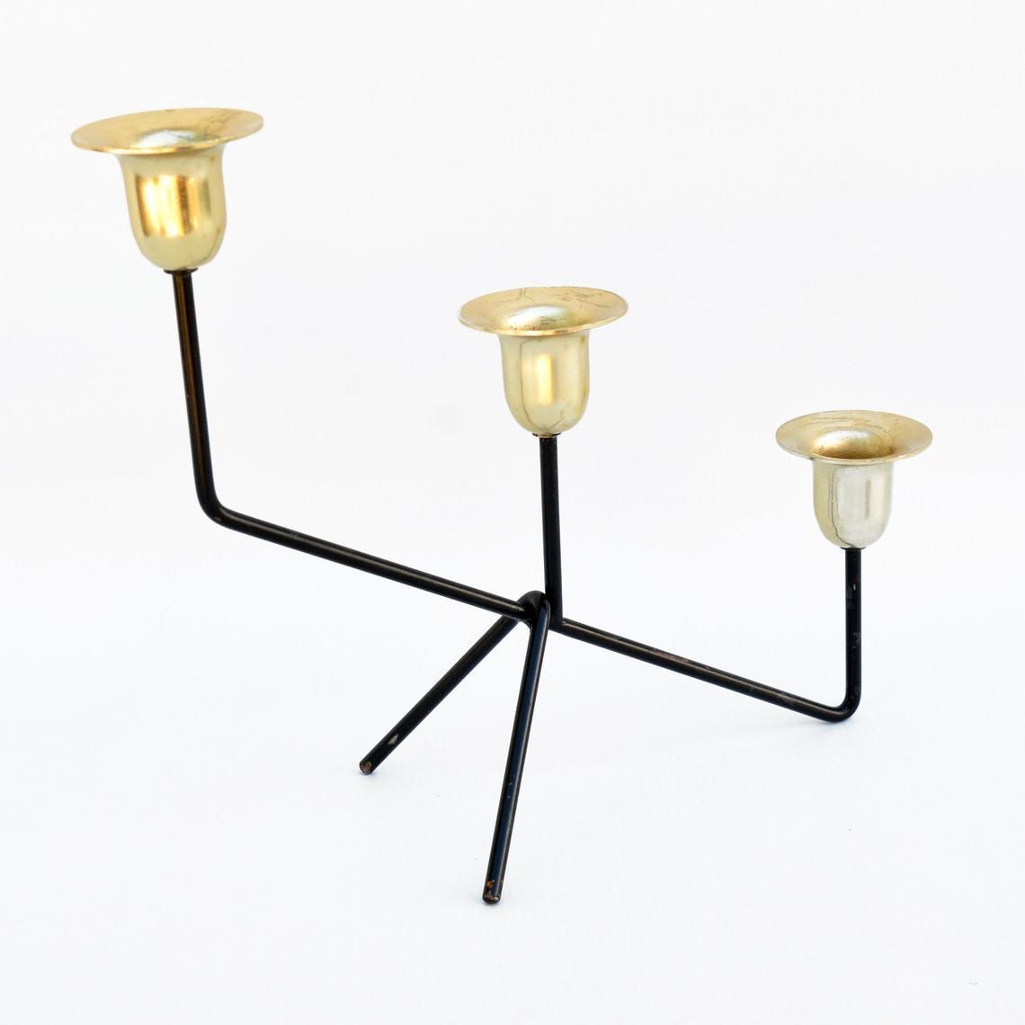photo furniture Minimalist Table Candlestick, Belgium, 1970s
