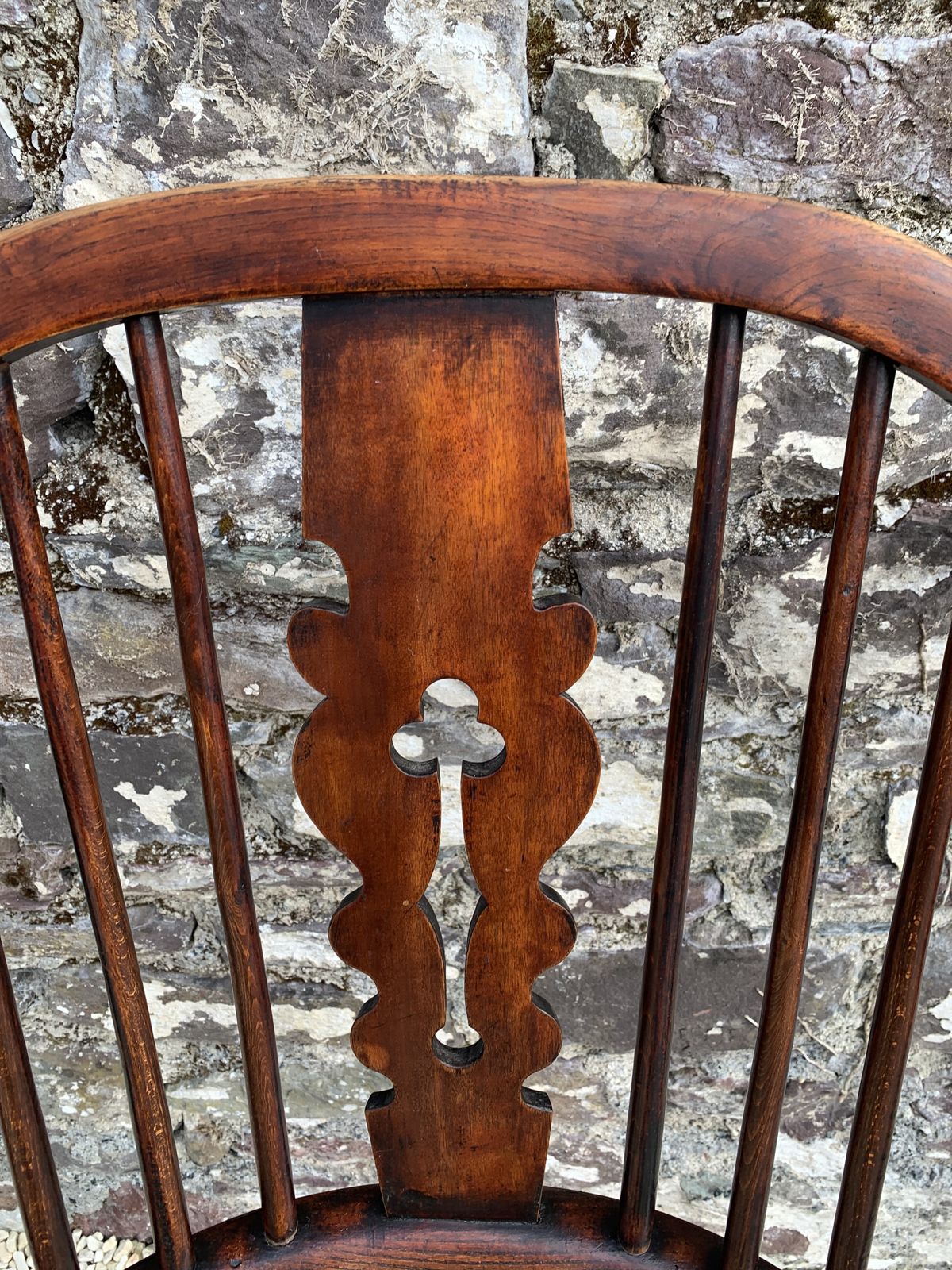 19 Th Century Broad Arm Windsor Chair photo 425.0