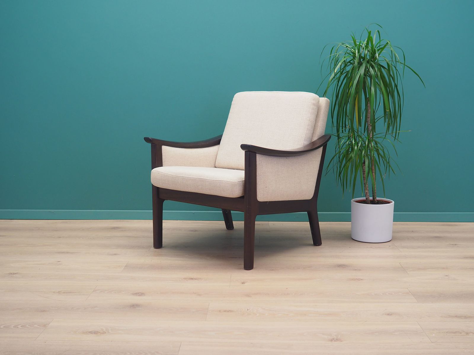 photo furniture Beige Armchair, 1970s, Danish Design, Made In Denmark