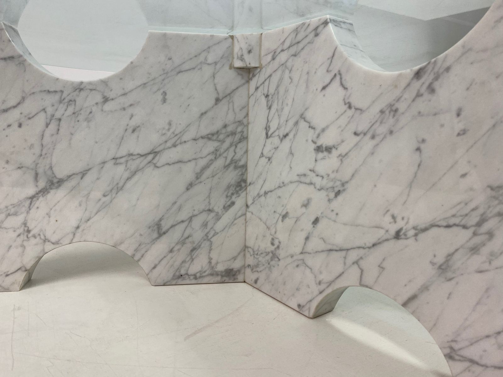 1970s Italian Carrara Marble Coffee Table photo buy
