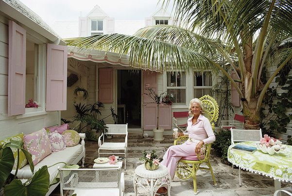 ' Caribbean Patio ' By Slim Aarons Oversized C Type