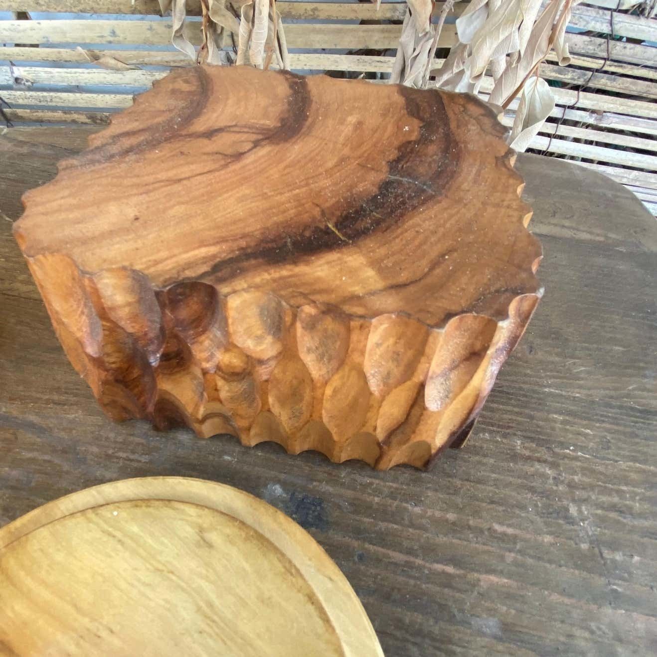 Home Decor Box In Wood, For Jewelry Or Candle, France 1980 photo