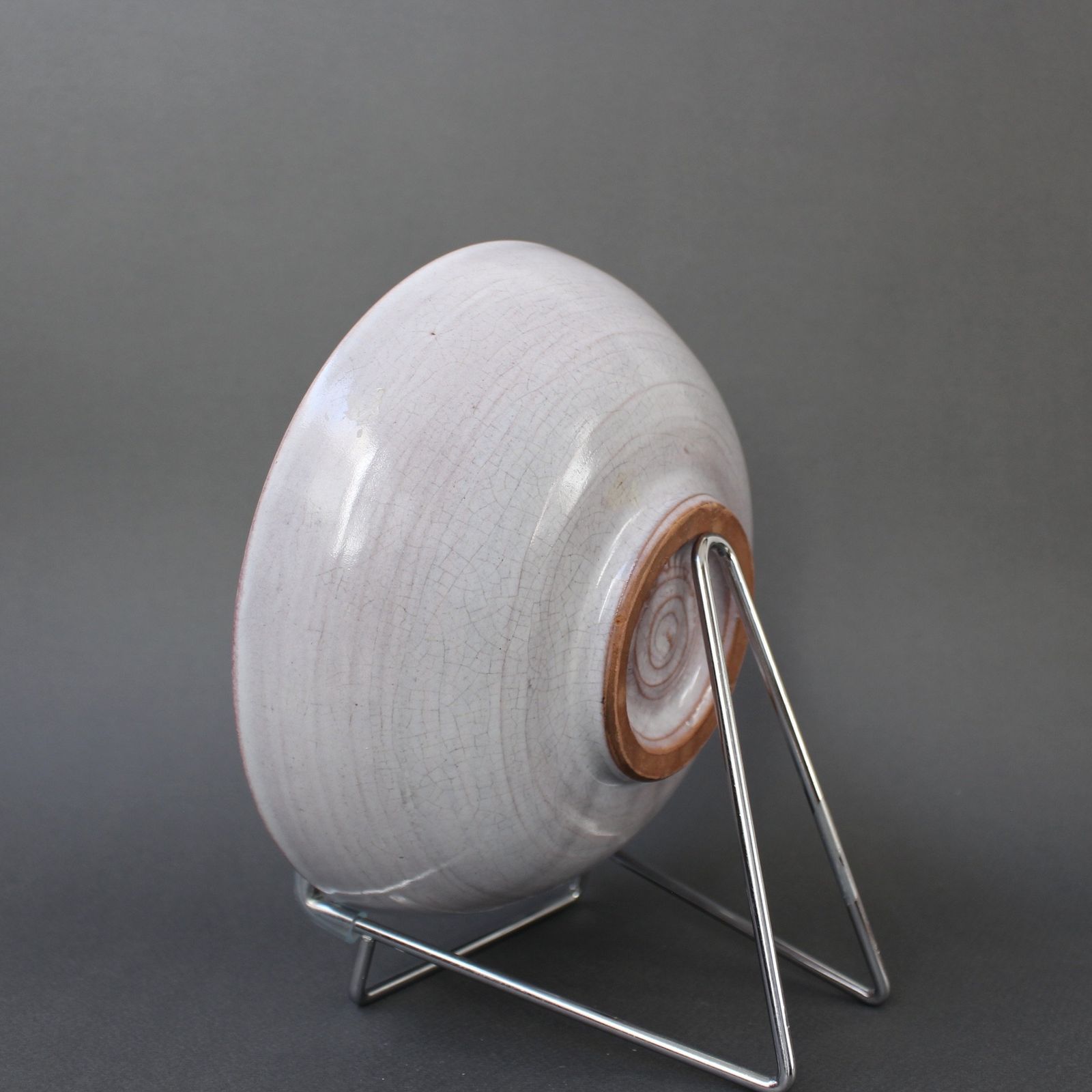 French Decorative Ceramic Bowl With Bird Motif By The Frères Cloutiers (Circa 1970s) photo 450.0
