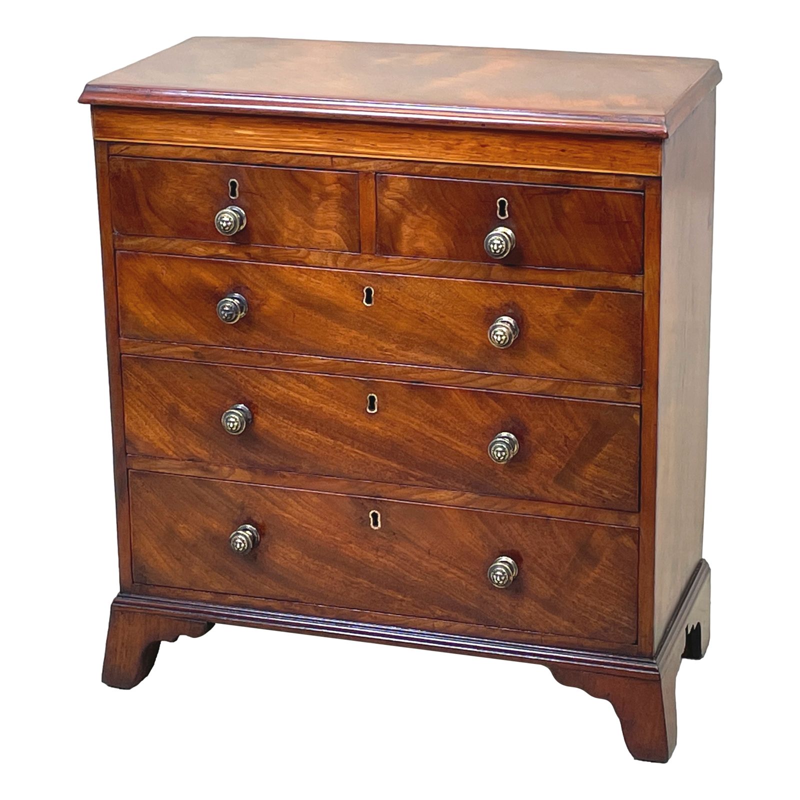 Georgian Mahogany Miniature Chest (England, Circa 1800)