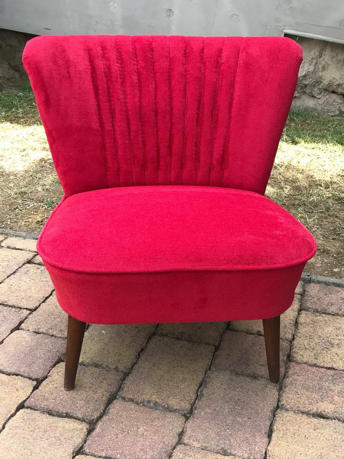 Red Cocktail Chair, 1950, 1950s