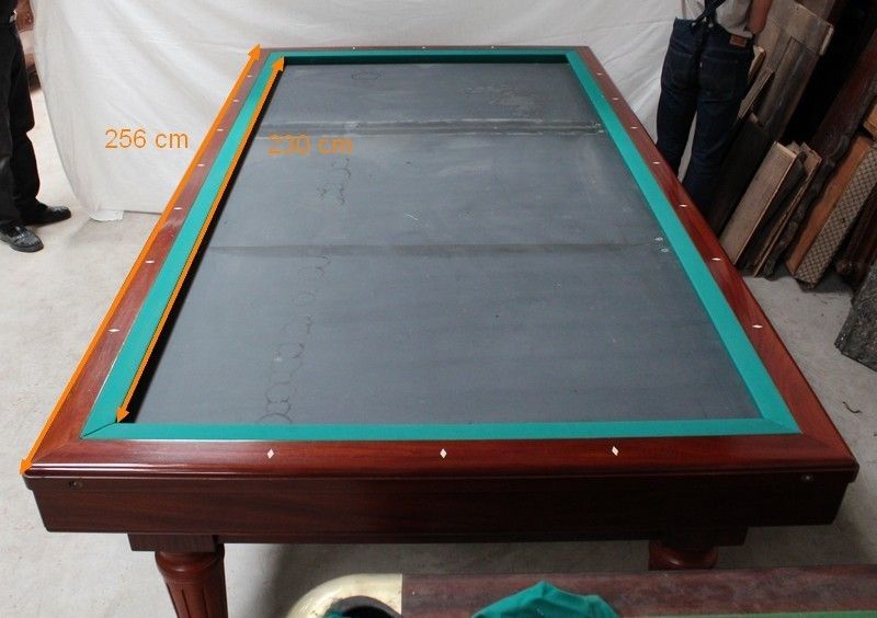 photo furniture French Billiard Table "Toulet" In Mahogany, Louis XVI Taste Mid 20th Century