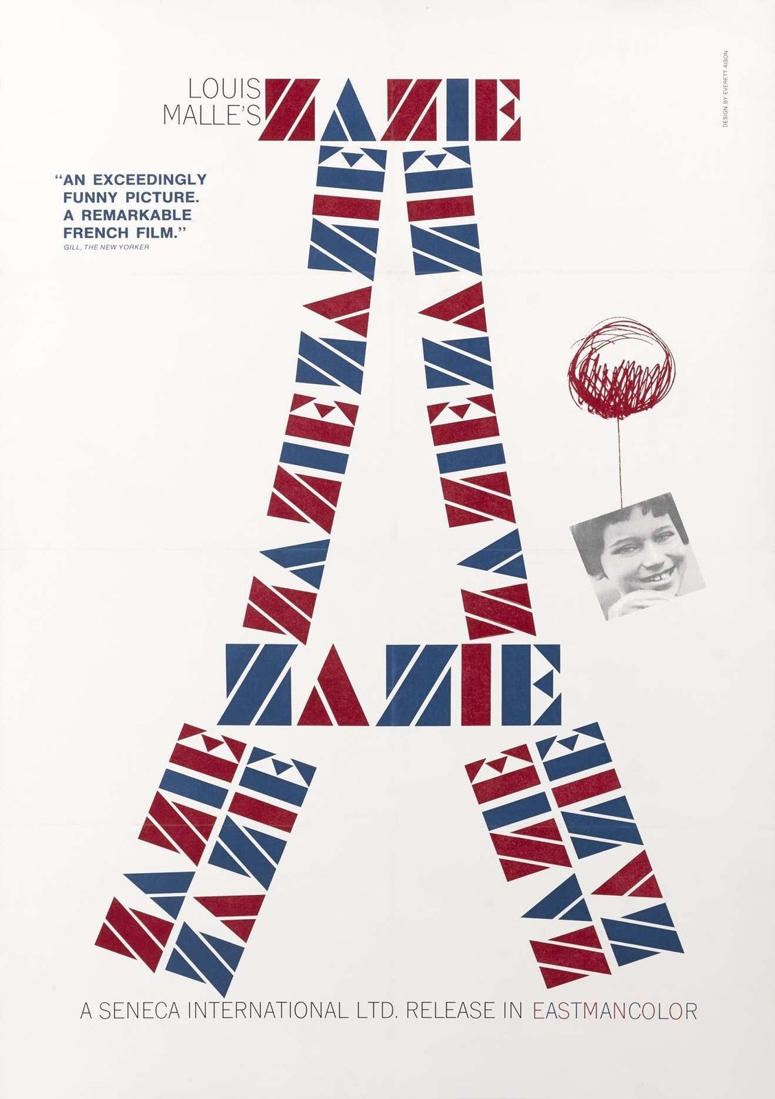 Original Us Film Poster For The 1960 French Zazie Dans Le Metro photo furniture